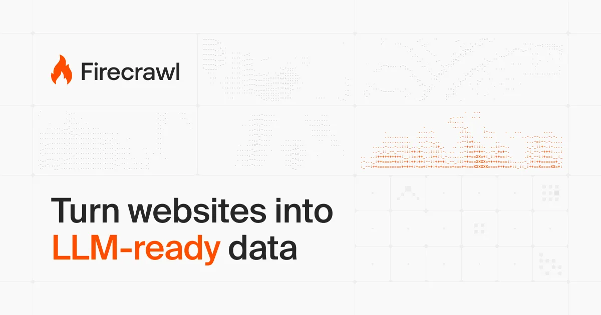 Firecrawl homepage for the web scraping API built for AI agents